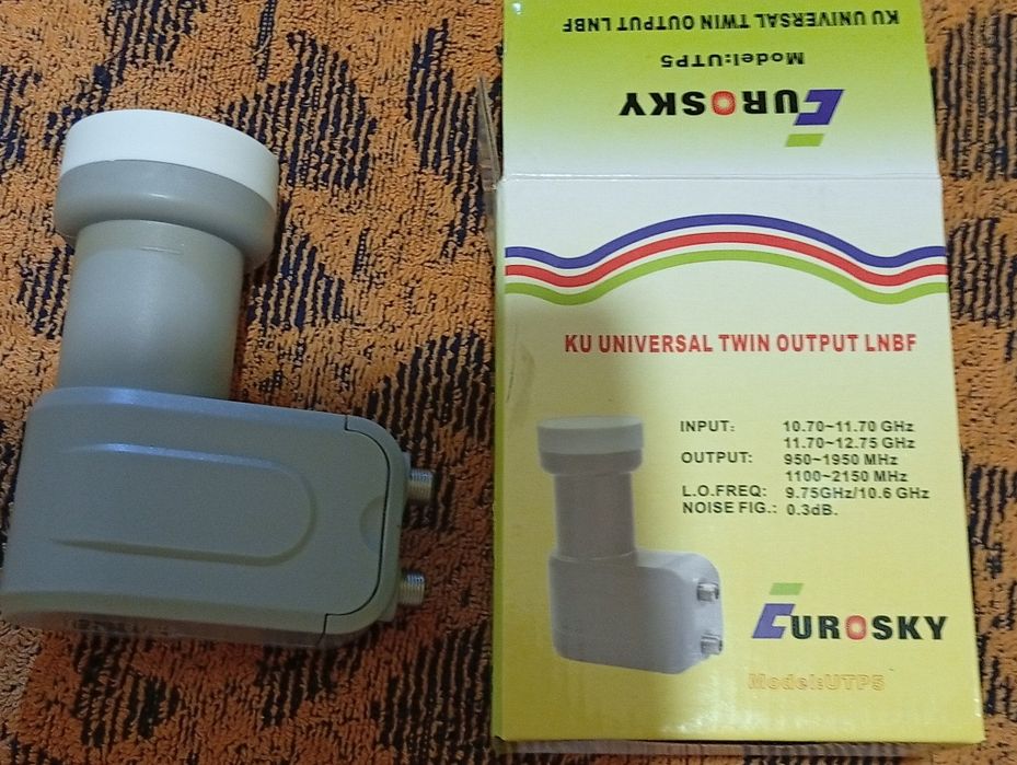 Конвертер Eurosky UTP-5 Twin 2TV Сспутниковый Универсальный линей конв