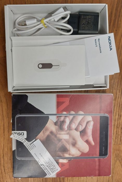Nokia 6 TA-1021 DS matte black - sprawna , komplet
