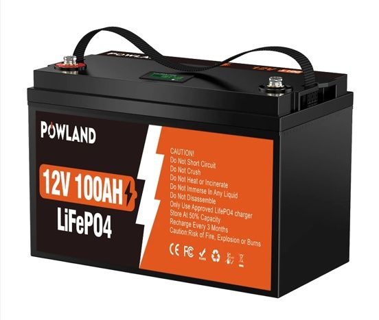 Акумулятори PoWLand LiFePO4 12V 100Ah