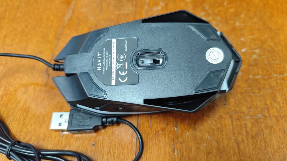 Миша комп'ютерна дротова HAVIT HV-MS4239, з підсвіткою