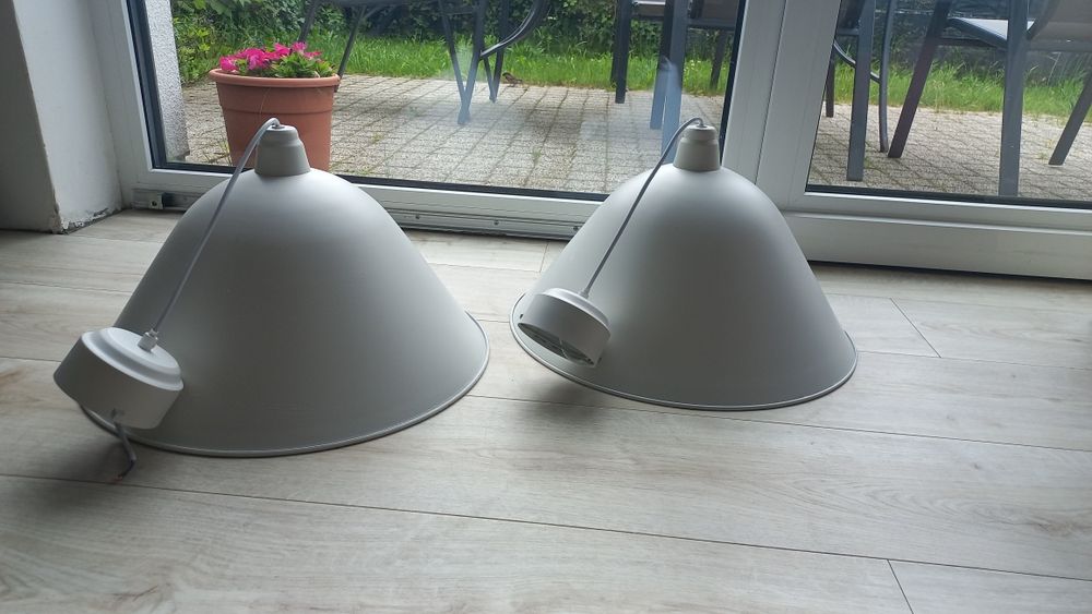 2 duże lampy loft