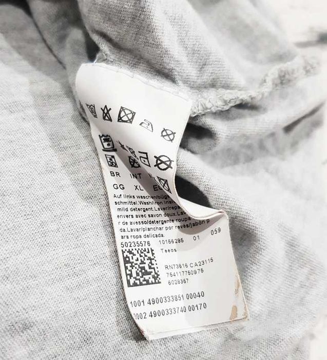 Hugo Boss * green * koszulka * logo * szara * męska * XL