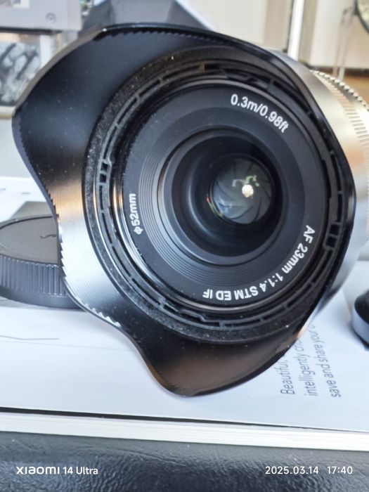 VILTROX 23mm f/1.4 AF Sony E
Photo 1
Abertura