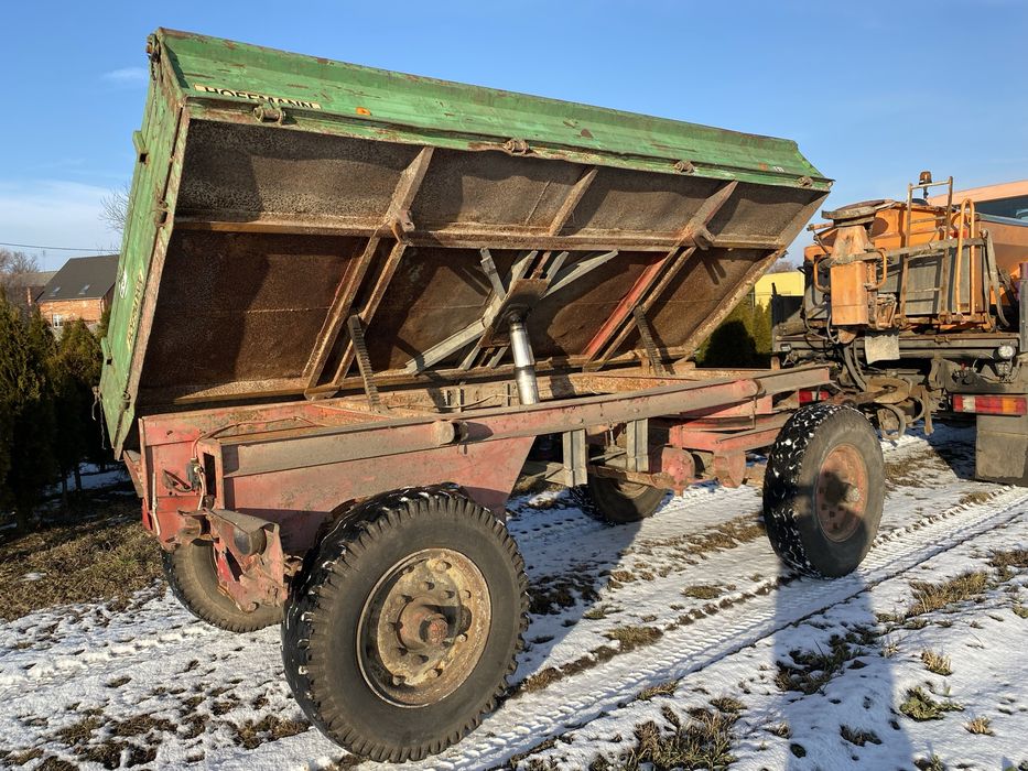 Przyczepa 8 ton kiper wywrotka oś
