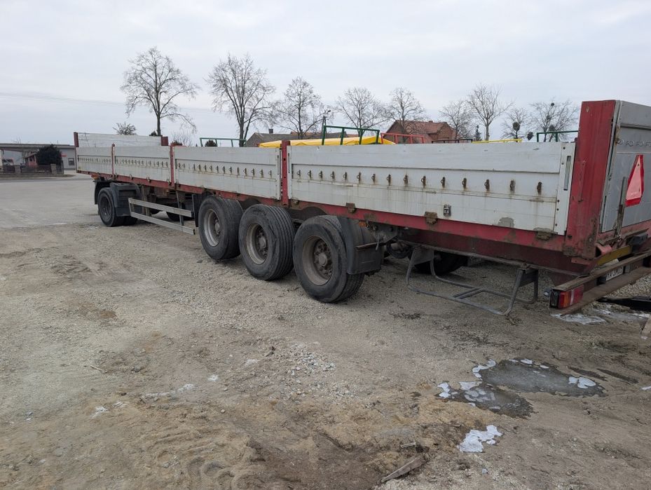 Naczepa burtowa wózek dolly