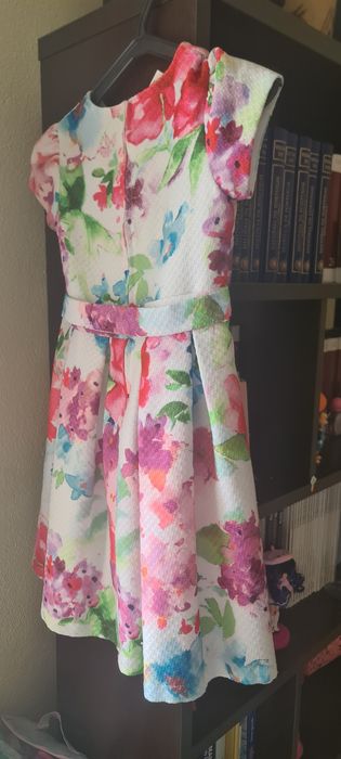 Vestido às Flores criança 10 anos
