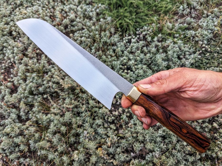 Ніж шеф кухаря, ручна робота, сталь N6900