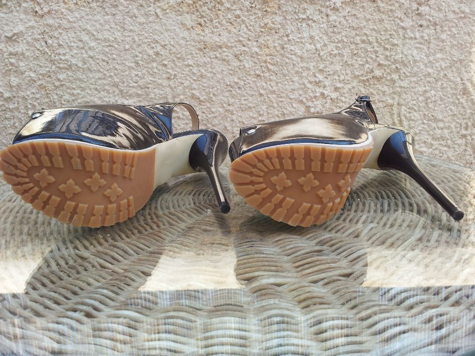 Buty, sandały na platformie Giamarco Lorenzi Couture 15cm.