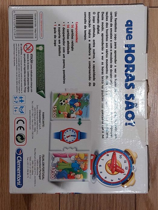 Educational Clock Game - Clementoni424542993583984642