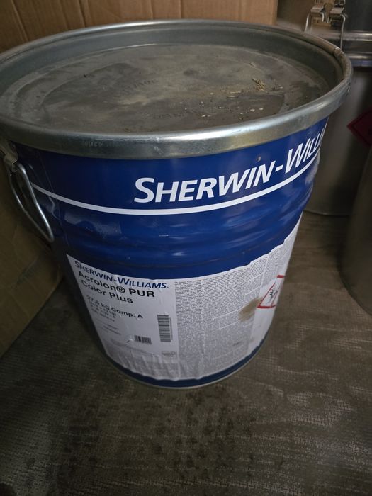 Dwuskładnikowa farba akrylowo poliuretanowa 30kg biała