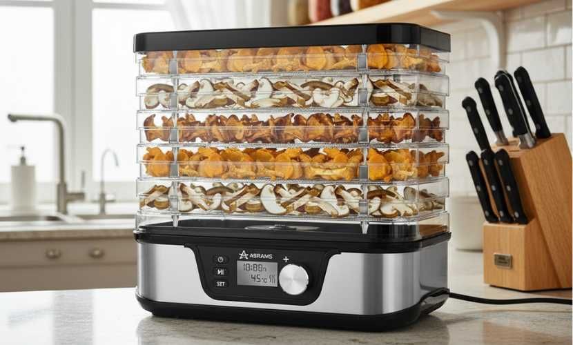 Pojemna suszarka do grzybów i owoców 600W 5 sit timer FV SKLEP Nowa