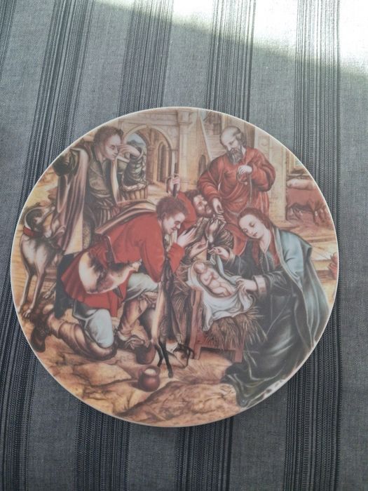 Pratos de Natal Vista Alegre colecção,anos 80