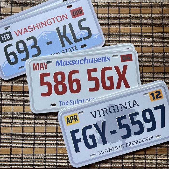 Цена за пару! Номера Америка. Американские номера. Флорида Техас