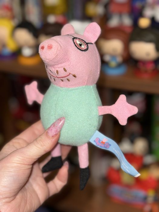 Мʼяка іграшка Тато Свин Свинка Пеппа Daddy Pig Peppa Pig