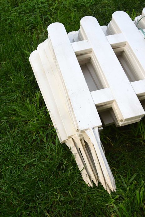 Divisórias de jardim Brancas