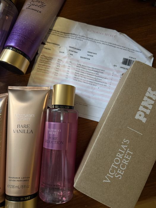 Оригінал лосьйон міст спрей мист Вікторія Сікрет VS Victoria's secret ваніль bare vanilla шимер