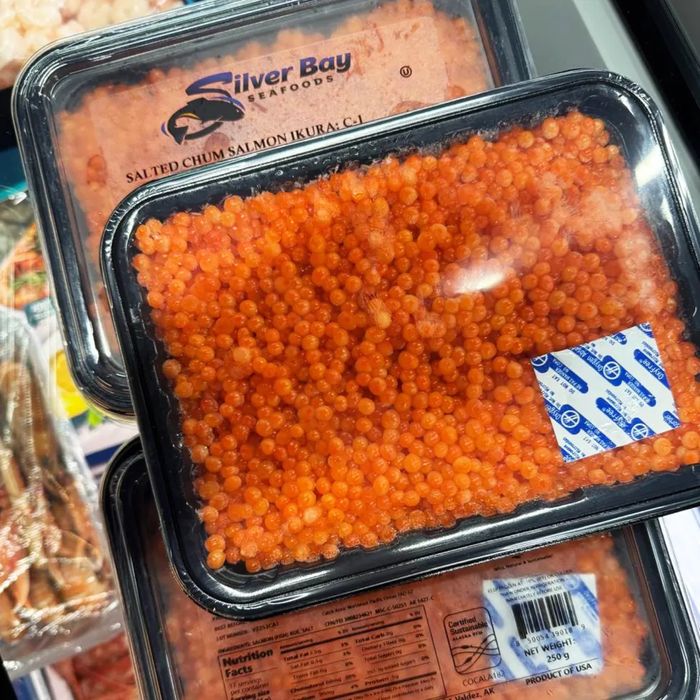 Преміум ікра кети, солено-морожена Silver bay, 250/500г