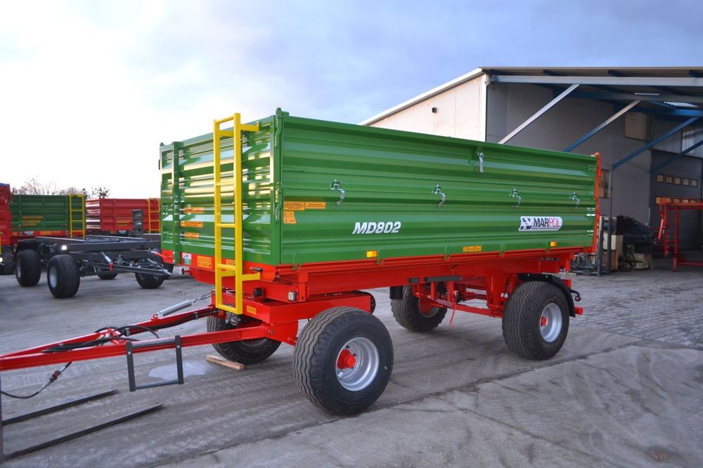MAR-POL MD801  Fabrycznie nowa przyczepa rolnicza dwuosiowa ładowność 8 ton