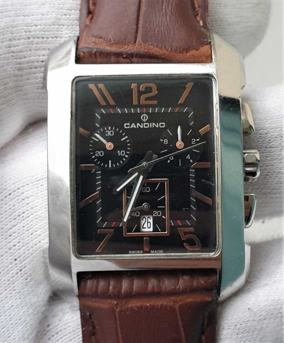 Чоловічий годинник Candino C4334 Chronograph Swiss Made