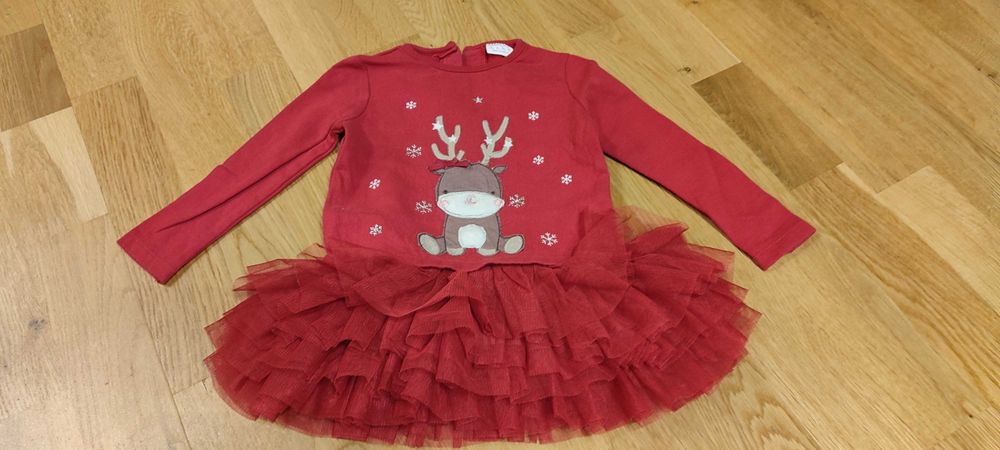 Sukienka roz 80 wiek 9-12 miesięcy