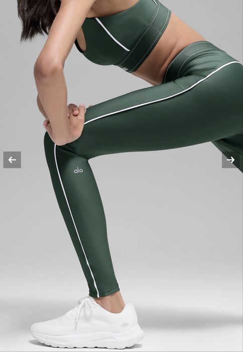 Alo yoga new оригинал комплект лосины и топ