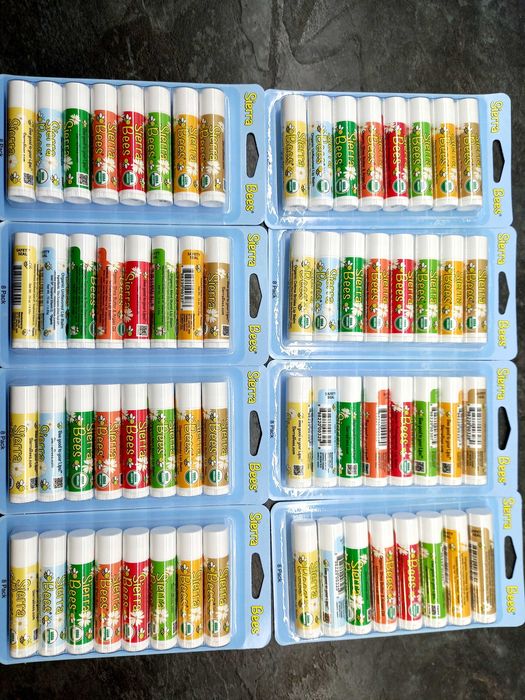 Sierra Bees, Organic Lip Balm (8 шт.), бальзам для губ
