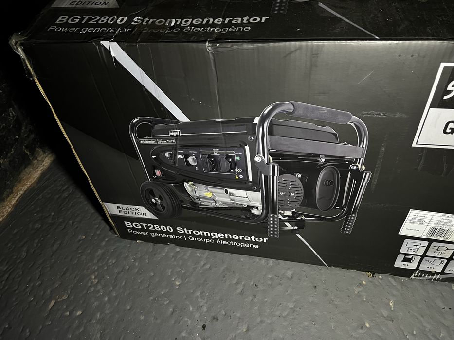 Бензиновий генератор 2.5Кв Scheppach BGT2800 Німецький виробник Новий!