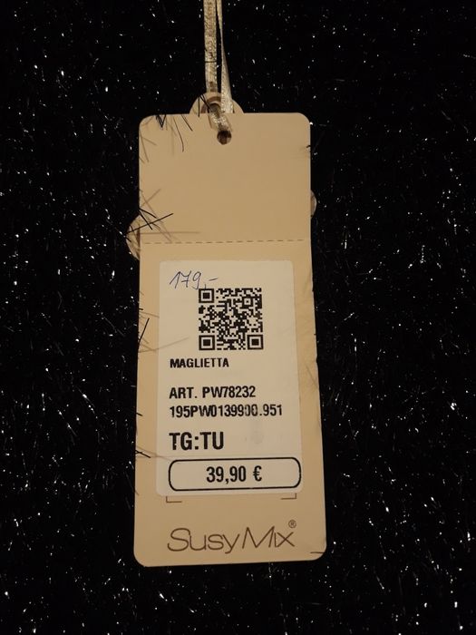 NOWY sweter czarny błyszczący elegancki