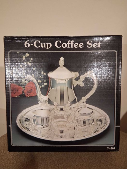 Mini Coffee Set Silver Plated