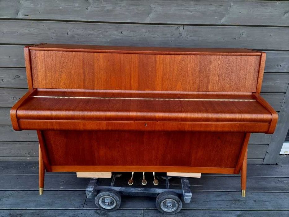 Pianino SAUTER 101cm RENNER 1960r moderator BRĄZOWY MATOWY