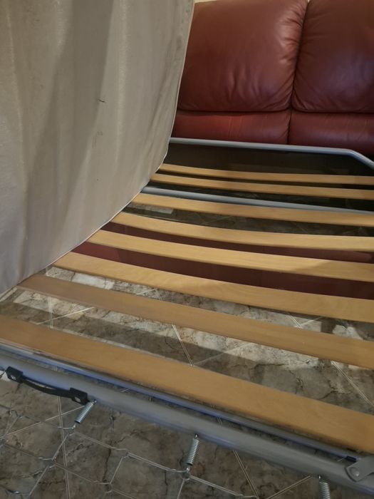 Sofá-cama de 3 lugares em couro Divani &Divani by Natuzzi