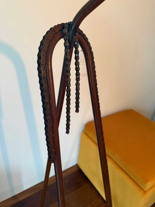 Candeeiro de Pé Vintage Estilo Industrial Bicicleta