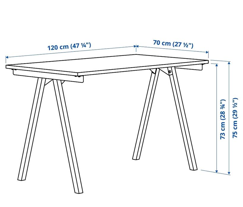 Secretária TROTTEN (120x70) - IKEA