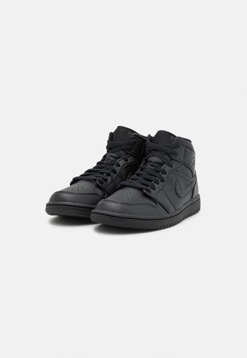 Nike Air Jordan 1 Mid 37,5 Buty Damskie Skórzane Czarne T493