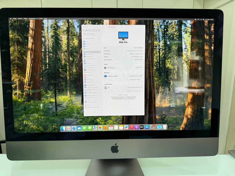 iMac Pro Late 2017 5K Intel(R) Xeon(R) W-2140B CPU @ 3.20GHz 32GB RAM 1TB SSD