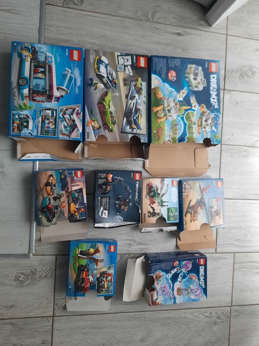 8 x karton lego dreamzzz city technik