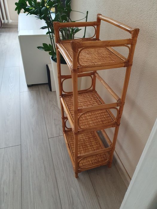 Pułki stojące ratan-bambus