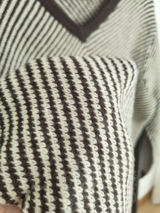Camisola de malha castanha Sacoor