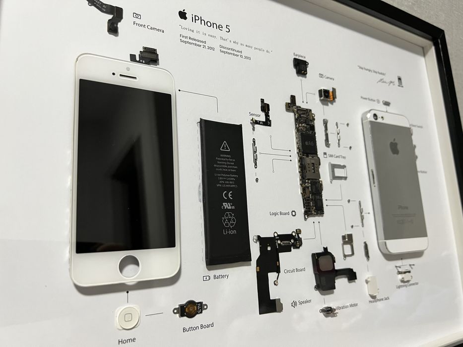 Картина з розібраного iPhone 5 | Hand-made | 2ndLife Frame 5