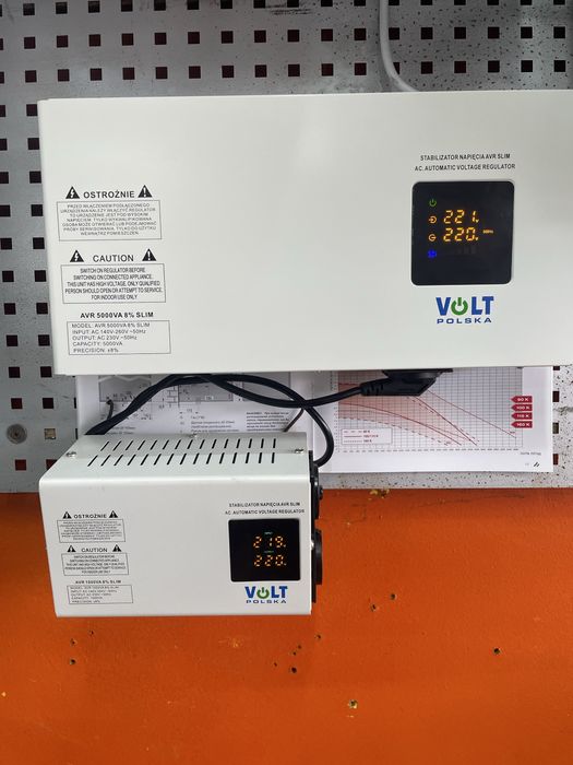 VOLT POLSKA 10000 VA Slim  стабілізатор напруги. 10 квт