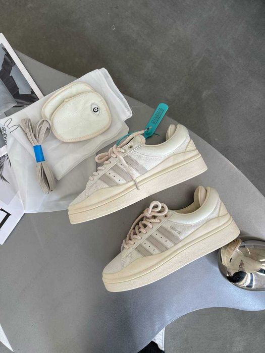 Кросівки Adidas Campus X Bad Bunny Light Beige premium