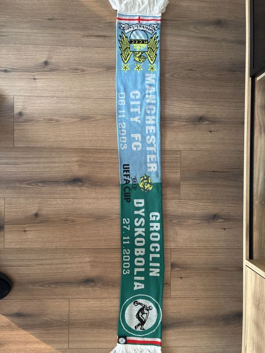 Szalik kultowy Groclin Grodzisk vs Manchester City