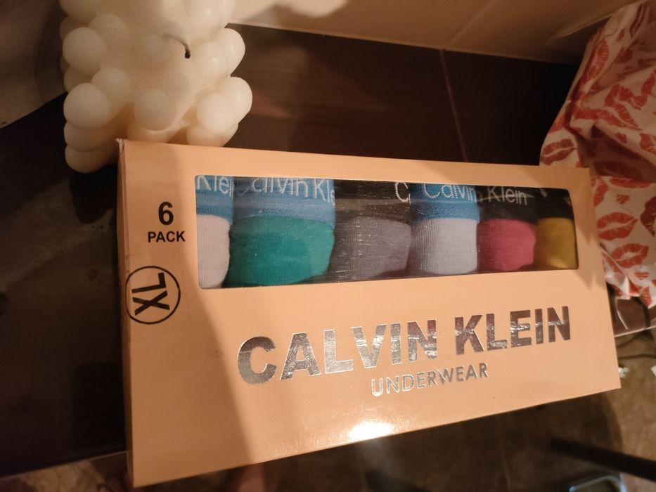 Трусики Calvin Klein 6 шт уп 
М'яка бавовняна, еластична