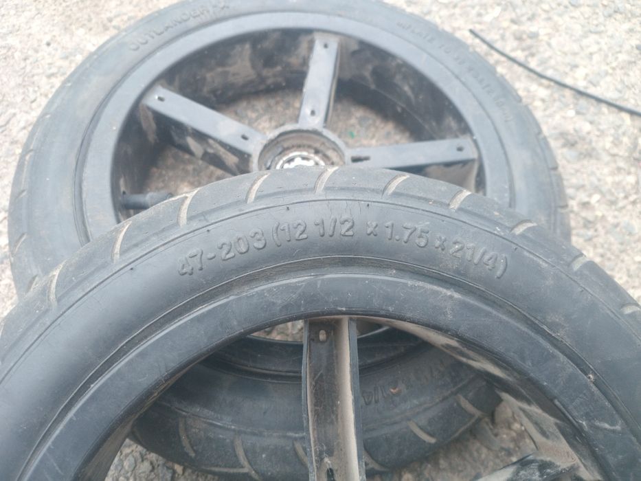 Колесо,диск,обід 12 1/2х1.75х21/4