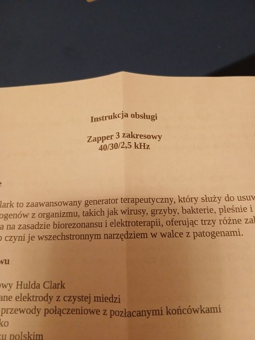 Zapper Clark 3 zakresowy