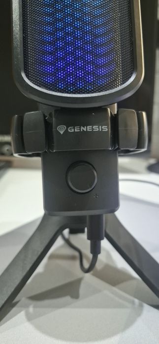 Mikrofon USB Genesis Radium 250 → Statyw + RGB (Brak kabla)