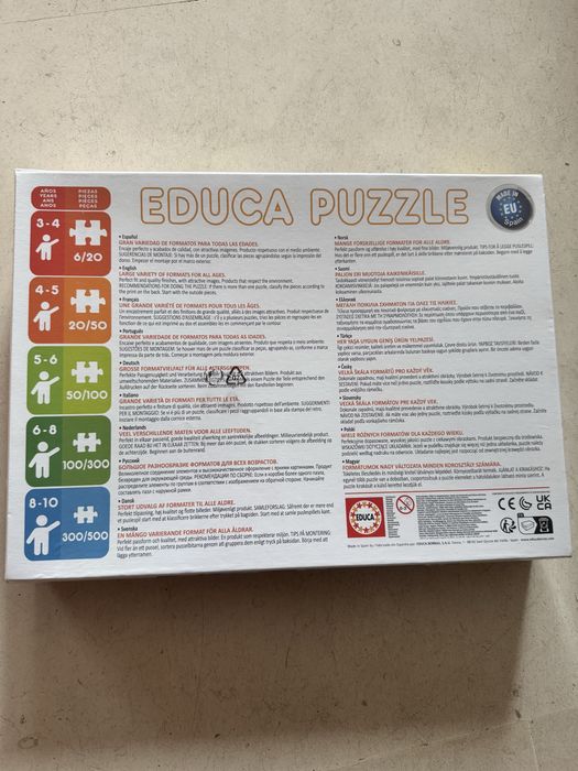 4 Puzzles Junior da marca EDUCA