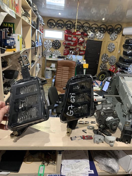 туманка противотуманная фара LED Golf 7 GTI бампер зеркало E-Golf