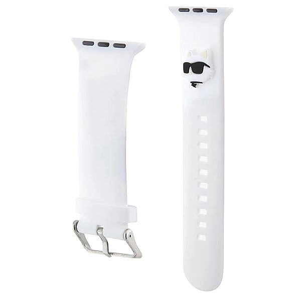 Pasek Karl Lagerfeld 3D Rubber Choupette Head na Apple Watch 42/44/45/