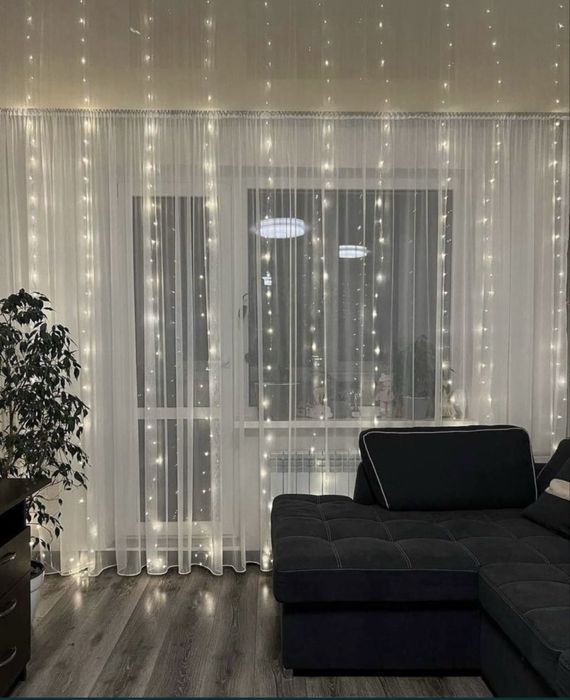 Гірлянда штора,роса